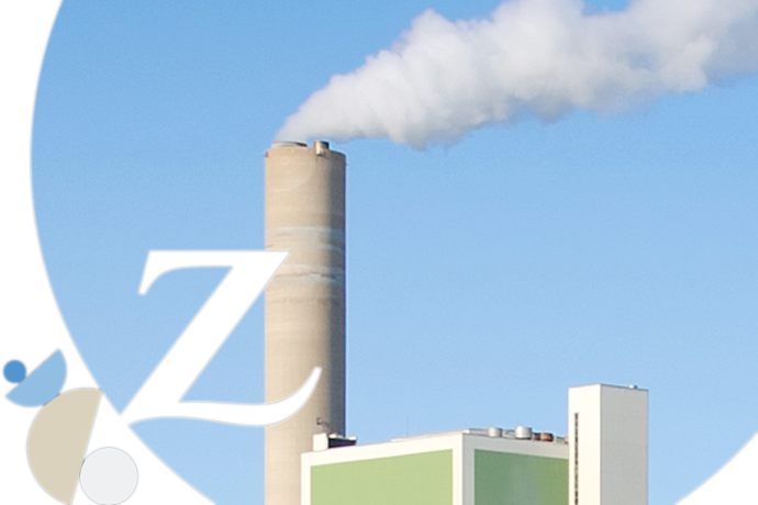 humo saliendo de la chimenea de una fábrica